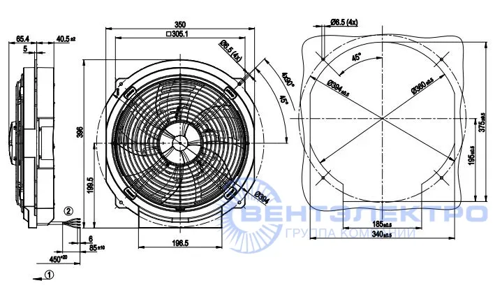 Габаритные размеры W4E300-JS72-30 Габаритные размеры W4E300-JS72-30