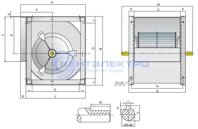 Габаритные размеры VM SYD 450R Габаритные размеры VM SYD 450R