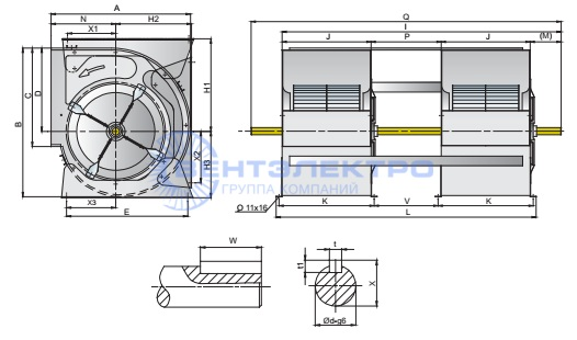 Габаритные размеры VM SYT 9-7L2